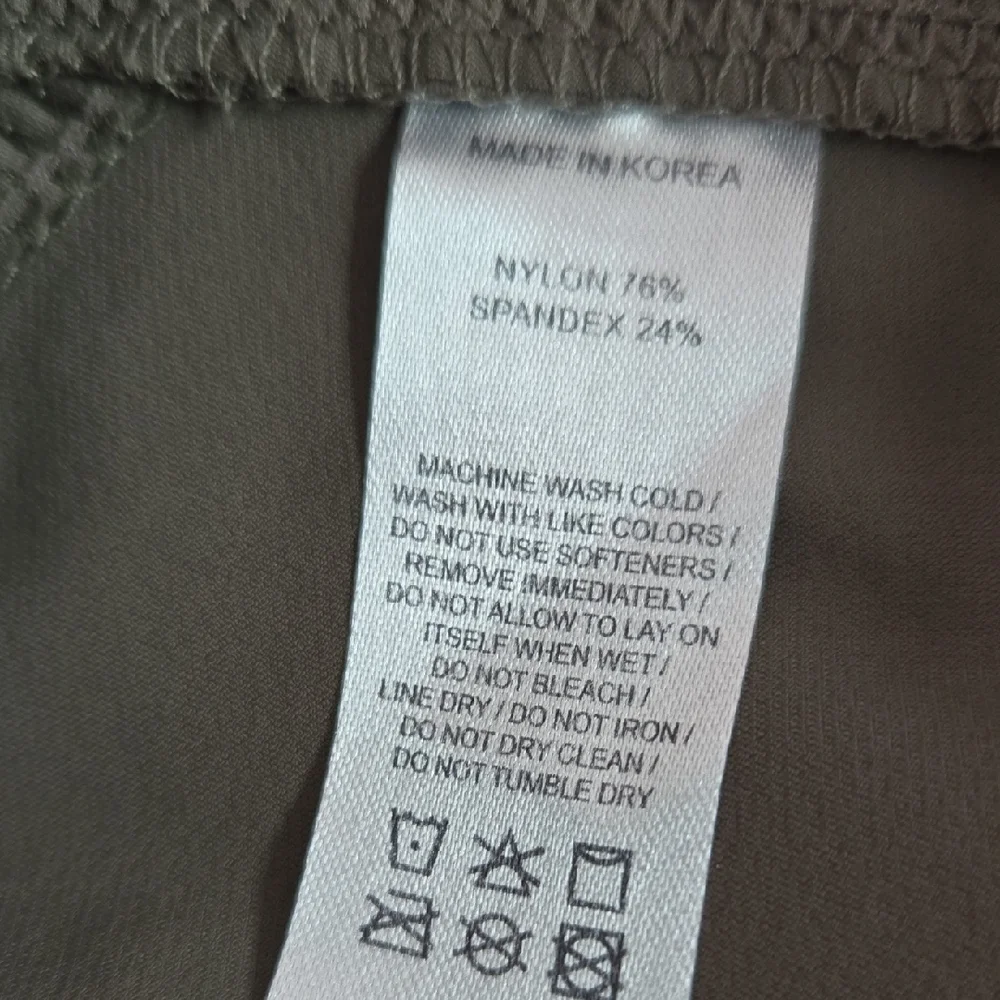 ASRV Men's Medium Tannish Gray Black Trim Active Drawstring Cargo Jogger Pants - Picture 8 of 15